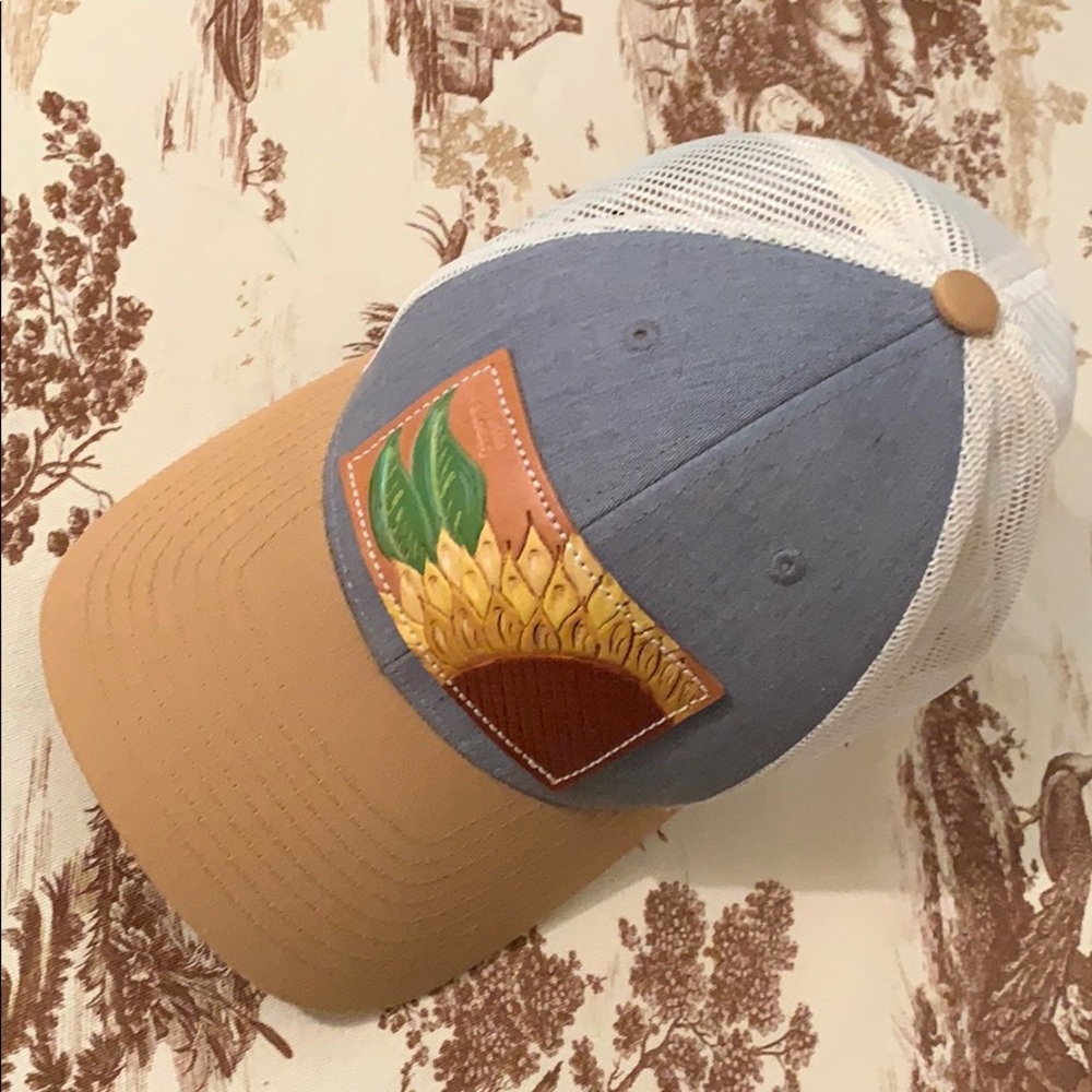 McIntire leather patch hat